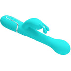 PRETTY LOVE - DEJON RABBIT VIBRATOR 3 IN 1 MULTIFUNKTION AQUA GRÜN