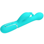 PRETTY LOVE - DEJON RABBIT VIBRATOR 3 IN 1 MULTIFUNKTION AQUA GRÜN