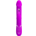 PRETTY LOVE - KAMPAS RABBIT 3 IN 1 MULTIFUNKTIONSVIBRATOR MIT ZUNGE FUCHSIA