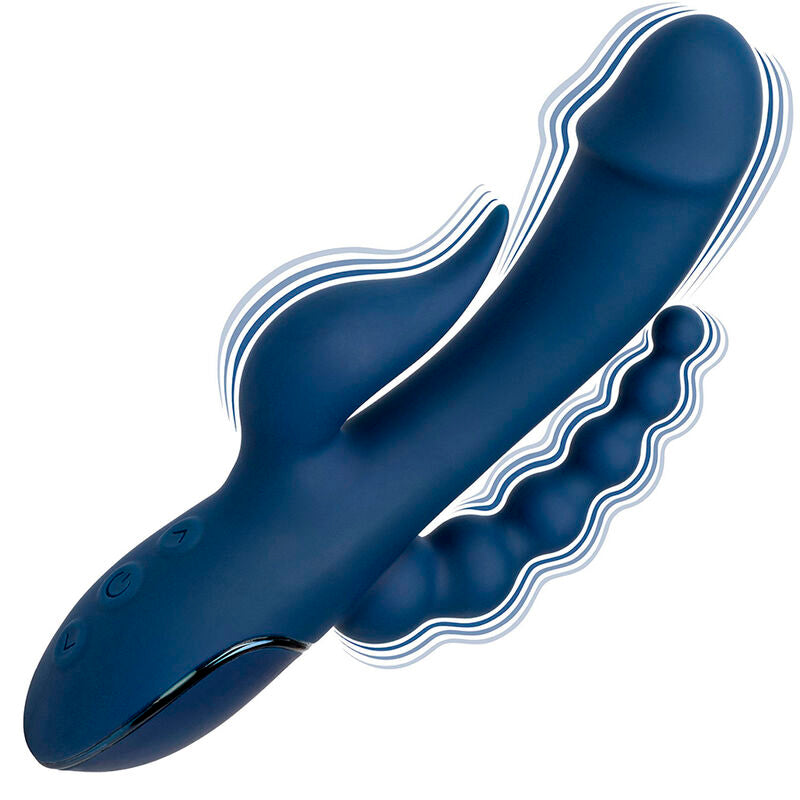 CALEXOTICS - VIBRATOR DREIFACHORGASMUS BLAU