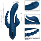 CALEXOTICS - VIBRATOR DREIFACHORGASMUS BLAU