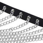 SUBBLIME - CHEST HARNESS WITH BIG RING CHAINS ONE SIZE
