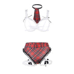 SUBBLIME - SEXY SCHOOLGIRL COSTUME WITH BRA L/XL