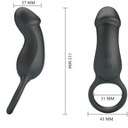 PRETTY LOVE - TRAE RING & VIBRATOR BLACK