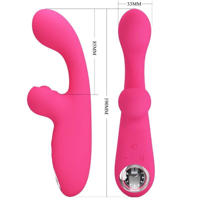 PRETTY LOVE - SKYLAR PINK STIMULATOR-VIBRATOR