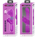 PRETTY LOVE - MULTIFUNKTIONS-RABBIT-VIBRATOR 4 IN 1 SCHMETTERLING FUCHSIA