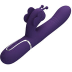 PRETTY LOVE - MULTIFUNKTIONS-RABBIT-VIBRATOR 4 IN 1 SCHMETTERLING LILA