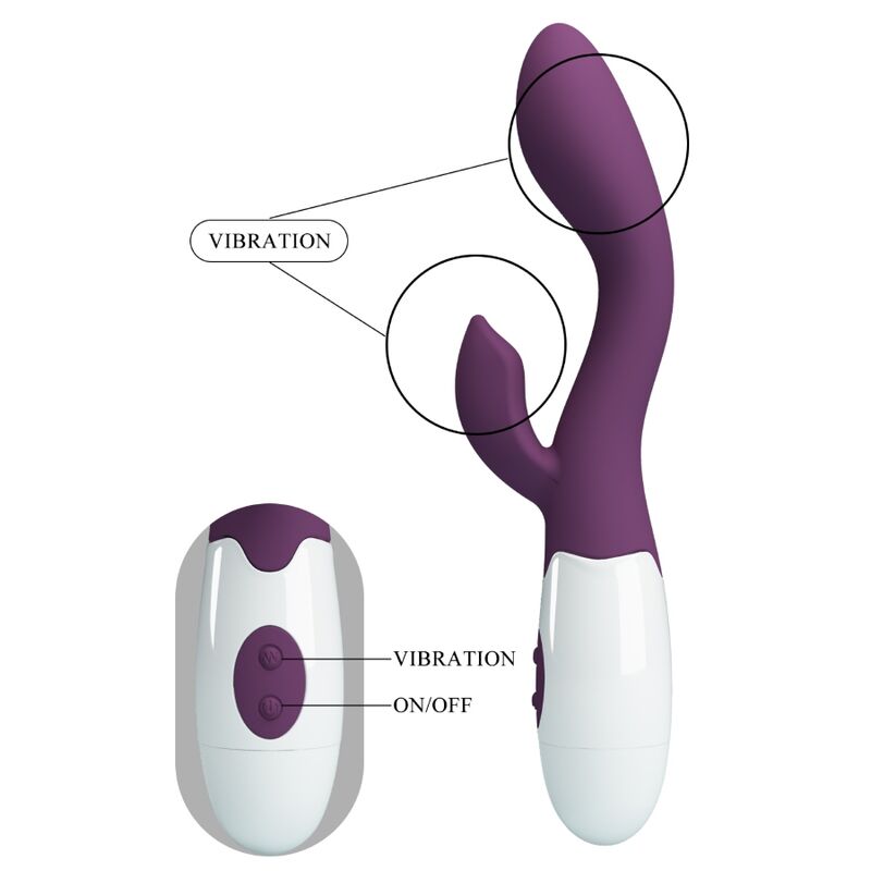 PRETTY LOVE - HELLIGER G-PUNKT-VIBRATOR LILA