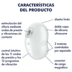 SATISFYER - CUTIE GHOST LAY-ON VIBRATOR WHITE