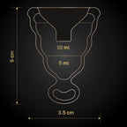 G-VIBE - GCUP BLACK MENSTRUAL CUP