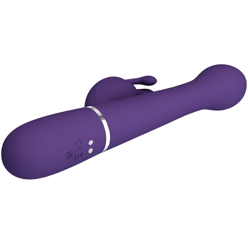 PRETTY LOVE - DEJON RABBIT VIBRATOR 3 IN 1 MULTIFUNKTION LILA