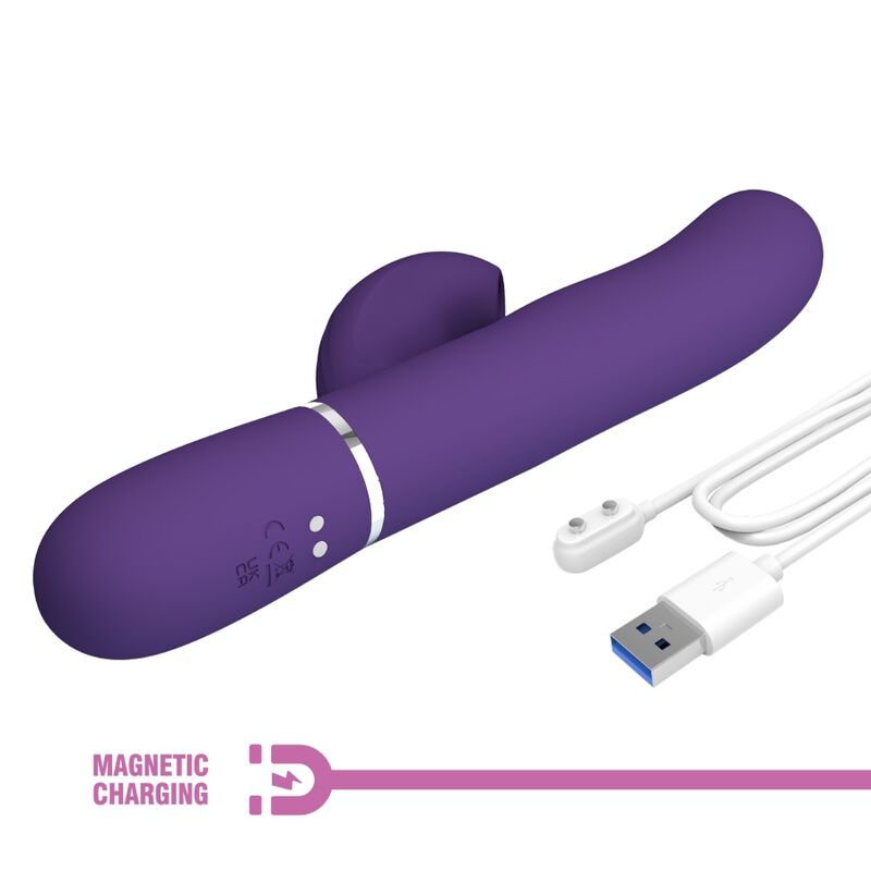 PRETTY LOVE - PERLITA G-SPOT VIBRATOR 3 IN 1 MULTIFUNKTION LILA