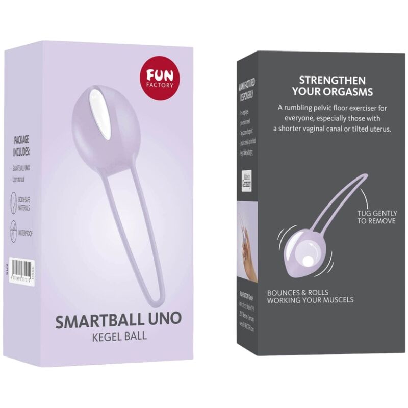 FUN FACTORY - SMARTBALL UNO BECKENBALL WEISS / PASTELLFLIEDER