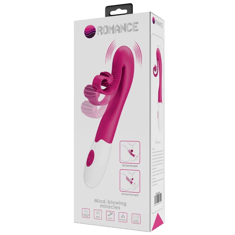 ROMANCE - ROSA VIBRATOR UND STIMULATOR 30 GESCHWINDIGKEITEN
