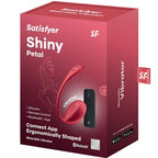 SATISFYER - SHINY PETAL G POINT REMOTE CONTROL STIMULATOR RED FREE APP