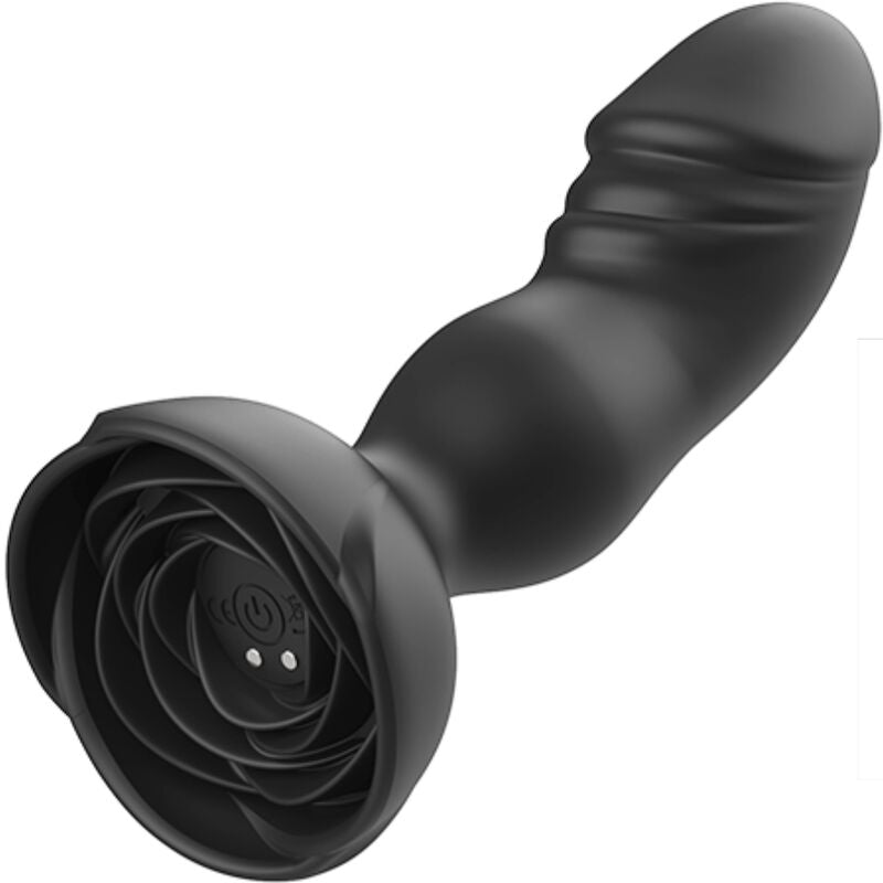 ARMONY - EXTREME A BLOOM ROSE VIBRATOR &amp; ANAL PLUG FERNBEDIENUNG SCHWARZ