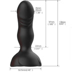 ARMONY - EXTREME A BLOOM ROSE VIBRATOR &amp; ANAL PLUG FERNBEDIENUNG SCHWARZ