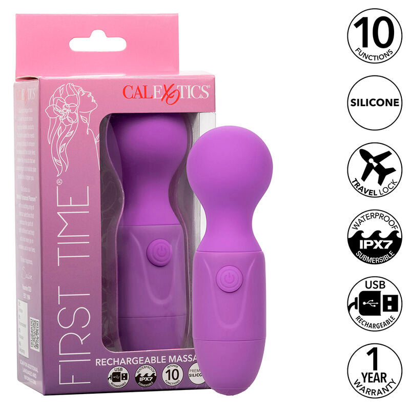 CALEXOTICS - ERSTMALS WIEDERAUFLADBARES MASSAGER 10 VIBRATIONEN LILA