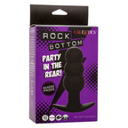 CALEXOTICS - ROCK BOTTOM BEADED ANAL PLUG 10 VIBRATIONS SILICONE BLACK