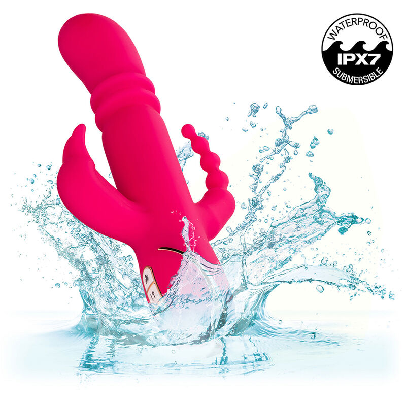 CALEXOTICS - JACK FANTASY DREIFACH BEHEIZTER VIBRATOR RABBIT PINK