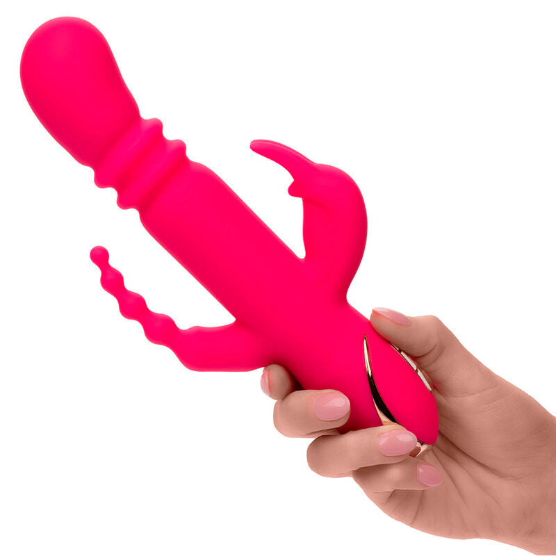 CALEXOTICS - JACK FANTASY DREIFACH BEHEIZTER VIBRATOR RABBIT PINK