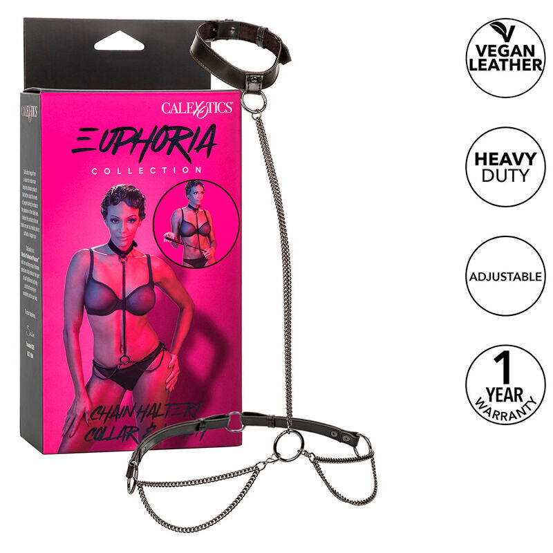 CALEXOTICS - EUPHORIA KETTENHALFTERHALSBAND &amp; LEINE