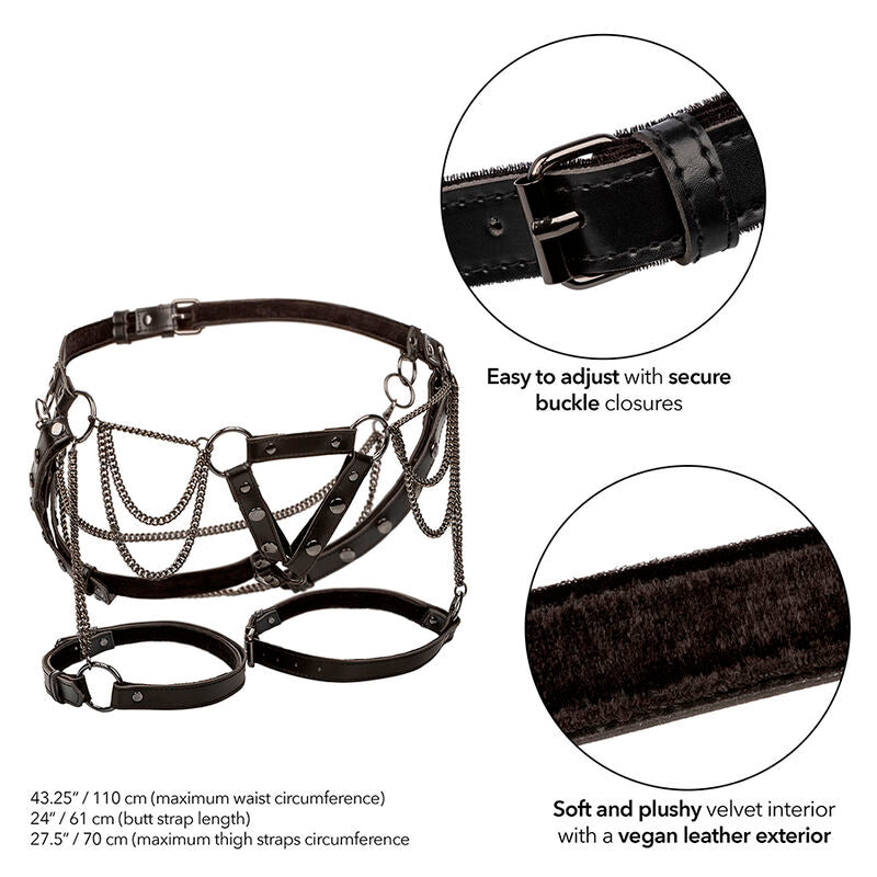 CALEXOTICS - EUPHORIA MULTICHAIN ​​OBERSCHENKELHARNESS PREMIUM