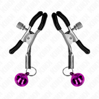 KINK - PURPLE SINGLE BELL NIPPLE CLAMP 6 CM