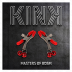 KINK - RED DOUBLE BELL NIPPLE CLAMP RED 6 CM