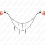 KINK - NIPPLE CLAMPS WITH SPIKES CHAINS 30 CM