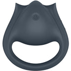 SATISFYER - PERFECT PAIR 2 MULTIVIBRATOR 2 IN 1 PENIS RING AND FINGER STIMULATOR GREY