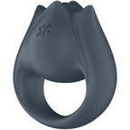 SATISFYER - PERFECT PAIR 2 MULTIVIBRATOR 2 IN 1 PENIS RING AND FINGER STIMULATOR GREY