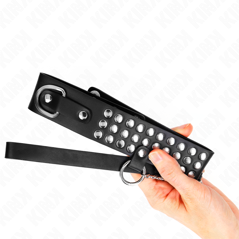 KINK - HALSKETTE MIT GURT 65 CM MIT GLÄNZEND VERSTELLBAR 37-42 CM X 5,3 CM