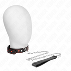 KINK - HALSKETTE MIT RIEMEN 65 CM HERZDETAILS 52,5 X 2,5 CM