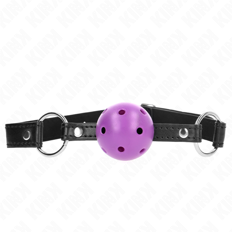 KINK - HOHLHARTER LILA BALL 4,5 CM KNEBEL 63,5 X 2 CM