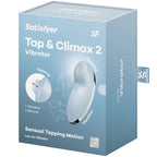 SATISFYER - TAP & CLIMAX 2 VIBRATOR & STIMULATOR BLUE