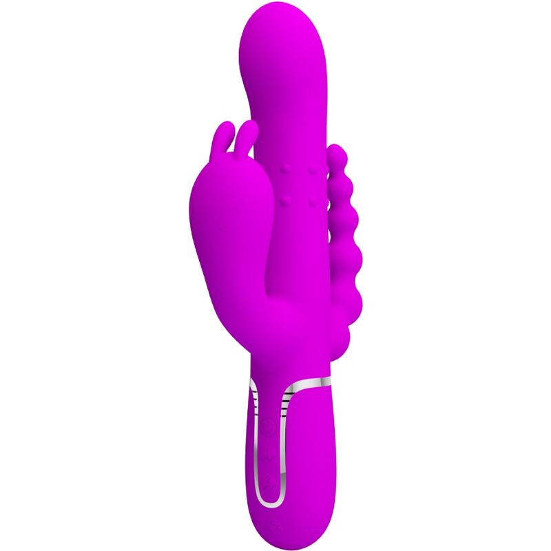 PRETTY LOVE - CAMMY DREIFACHVIBRATOR MULTIFUNKTION 4 IN 1 ROSA