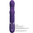 PRETTY LOVE - CAMMY DREIFACHVIBRATOR MULTIFUNKTION 4 IN 1 LILA