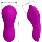 PRETTY LOVE - ROMARIO LAY-ON CLITORIS STIMULATOR REMOTE CONTROL PINK