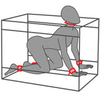 SECRET DOME - KINK CLUB LA NICHE CABIN BLACK & RED