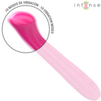 INTENSE - PATY VIBRATOR 19 CM FLEXIBEL 10 VIBRATIONEN MODELL 2 ROSA