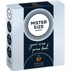 MISTER SIZE - CONDOM SIZE L 57 MM (3 UNITS)