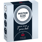 MISTER SIZE - CONDOM SIZE XL 60 MM (3 UNITS)