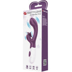 PRETTY LOVE - BUTTERFLY KISS RABBIT VIBRATOR & G-SPOT STIMULATOR PURPLE