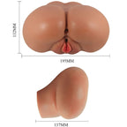 CRAZY BULL - LUNA VIBRATOR BUTT WITH REALISTIC VAGINA AND ANUS CONTROL REMOTO