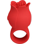 PRETTY LOVE - JAE ROSENFÖRMIGER FINGERVIBRATOR 10 VIBRATIONEN ROT