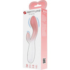 PRETTY LOVE - BRIGHTY G-SPOT VIBRATOR + KLITORIS STIMULATOR 30 VIBRATIONEN ROSA