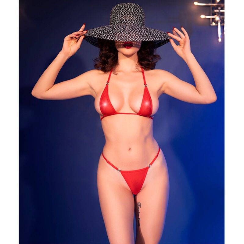 CHILIROSE - CR 4840 MICRO BIKINI RED S/M