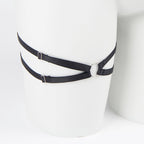 SUBBLIME - 955205 BRA SET WITH ADJUSTABLE BLACK BOW L/XL