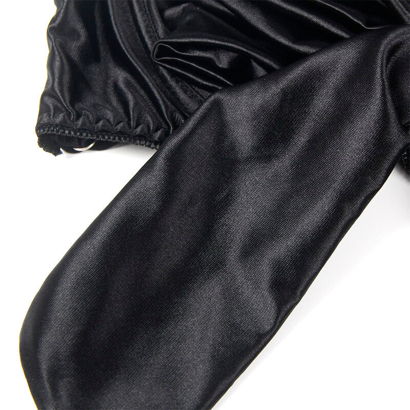 SUBBLIME - 955205 BRA SET WITH ADJUSTABLE BLACK BOW L/XL